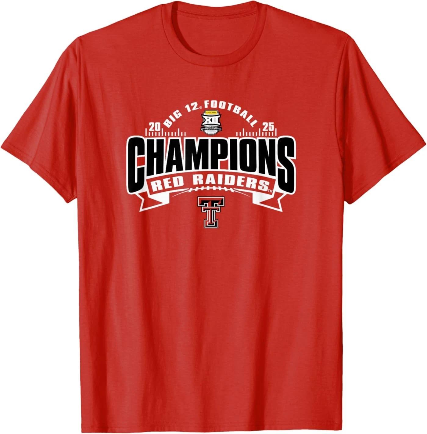 Футболка Texas Tech Red Raiders Чемпионы Big 12 2025 2XL