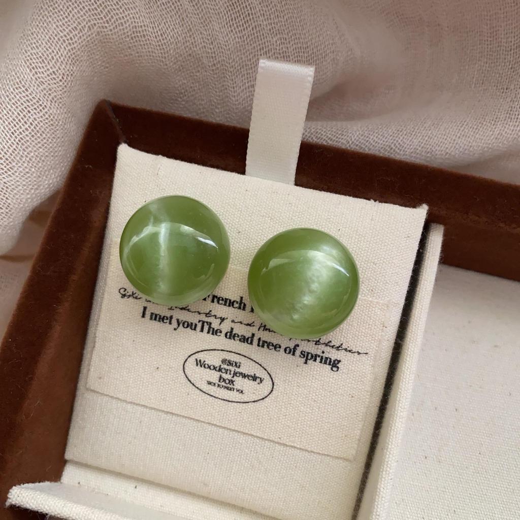 20 Spring And Summer Colored Ball Candy Stud Earrings For Girls And Girls, Fresh And Cute Versatile Earrings
