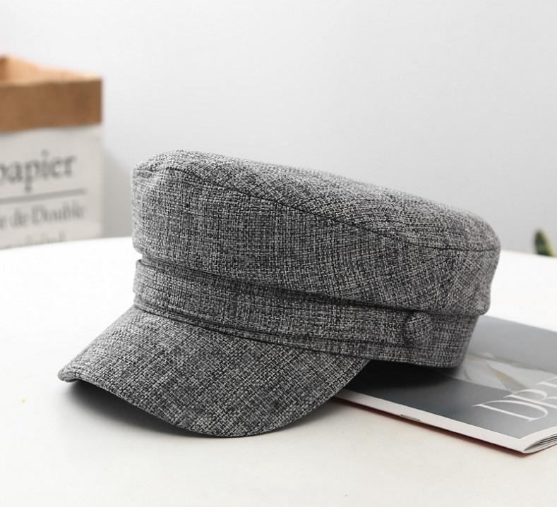 Hat female internet celebrity beret navy hat spring summer autumn winter fashion Korean version octagonal retro duckbill Caps
