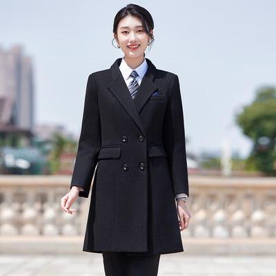 Women's Mid-Length Padded Wool Blend Coat