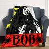 Bob Marley Blanket Comfortable Perfect for Seaside Office Couch for All Occasions Digital Print Perfect Gift for Relatives and Friends