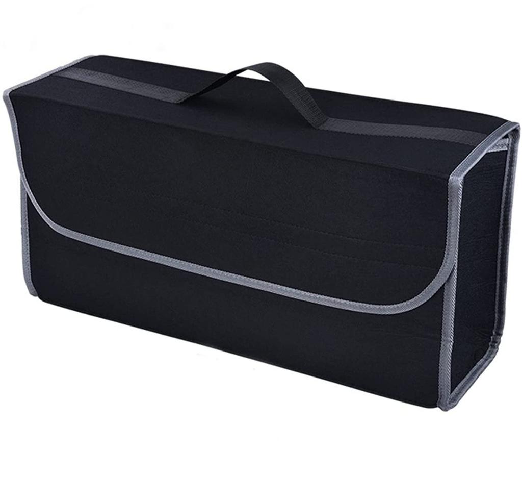New Car Trunk Organizer Car Collapsible Soft Felt Storage Box Cargo Container Box Trunk Bag Stowing Tidying Holder Multi-Pocket