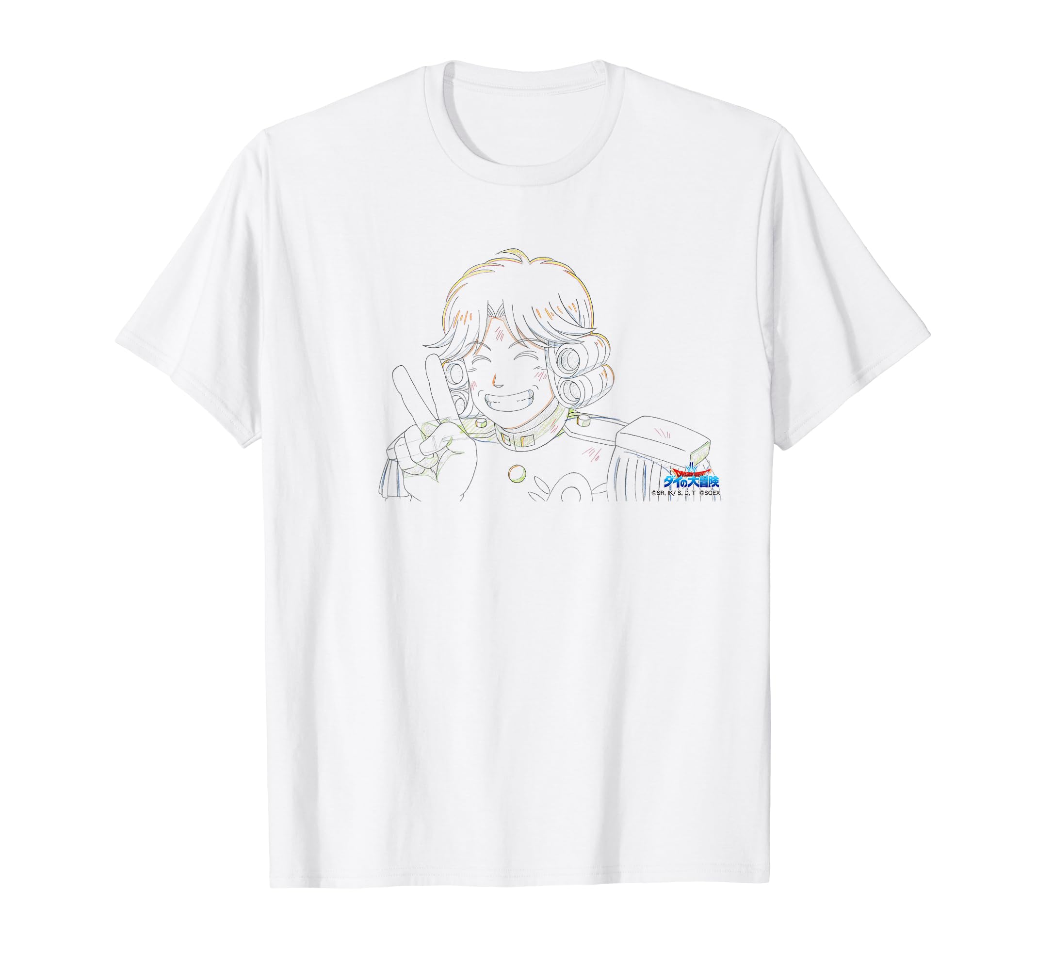 Приключение Дизайна Материалов Аниме-Производства «Dragon Quest Dai» [Аван] Футболка