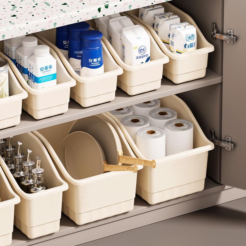 Wheeled Kitchen Cabinet Storage Box - Large Capacity Multifunction Organizer for Miscellaneous Household Items