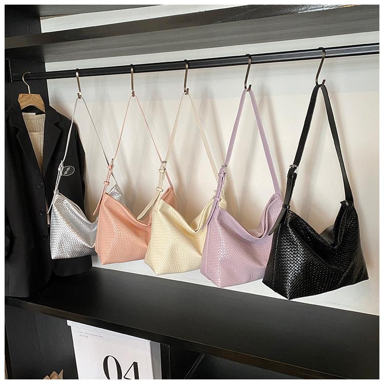 Tote bag women's large capacity 2025 new casual simple versatile shoulder bag high-end casual work commuter bag