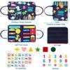 Montessori Busy Book Educational Toys For Toddler Portable Activity Travel Board Fine Motor Skills Early Education Learing Toys