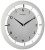 QXA520WLH Metal Tick-free Wall Clock, White, 11 Inches.