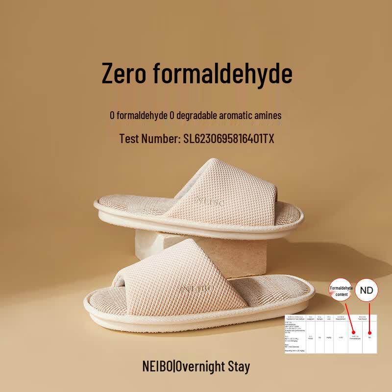 Unisex Anti-slip Latex Linen Slippers