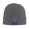 Individuelle Summe Schädel Fels Roll Band Mütze Unisex Winter Warm Haube Damen Strickmütze Straße Outdoor Ski Schädelmützen Mütze
