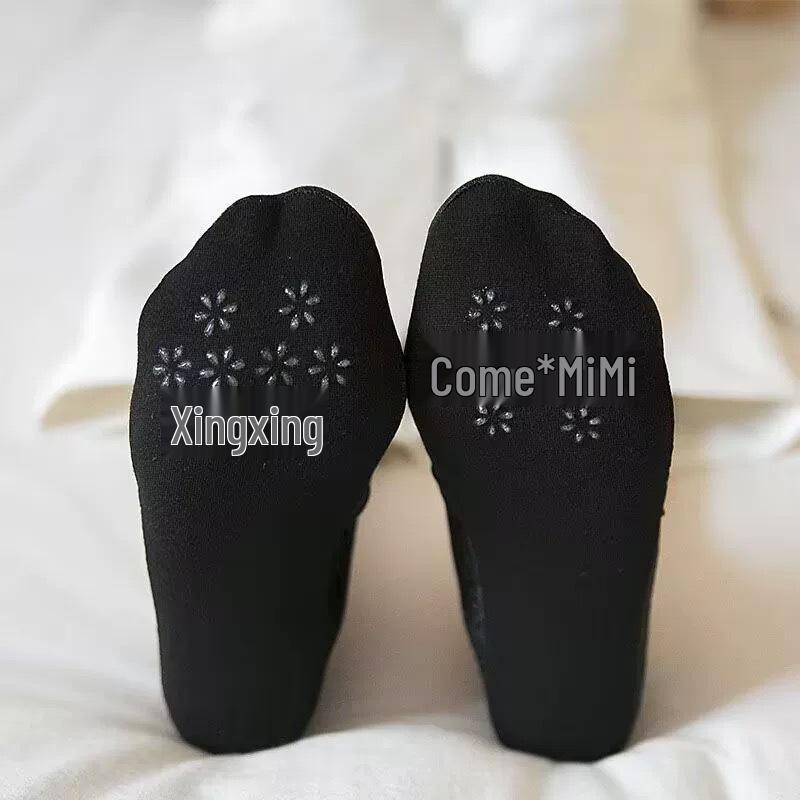 Spring/Summer Women's Breathable Jacquard Lace Boat Socks - Sweat-Absorbent, Thin, Low-Cut, Non-Slip Heel Grip, Invisible Design