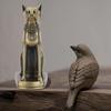Alloy Egyptian Cat Figurine Brass Cat Goddess Statue Statues Bastet Statue  Home Decor