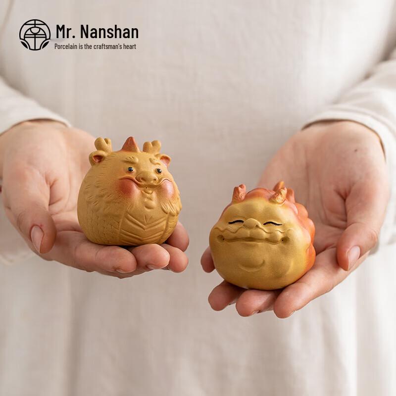 Purple Clay Lucky Dragon Tea Pet