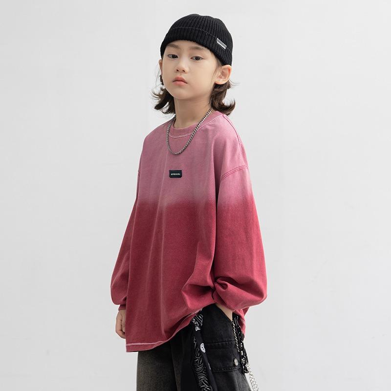 Boys Long Sleeve T Shirt Spring Autumn Casual Top