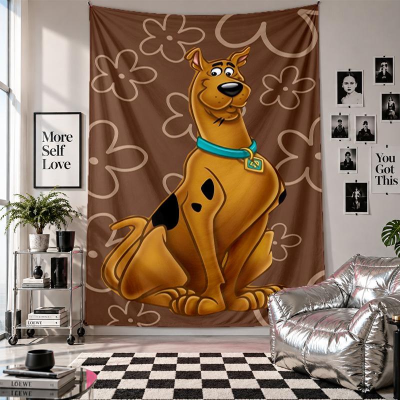 Wall TapestryScooby-Doo Art Hanging Cloth Decorative Background Cover for Room Decoration