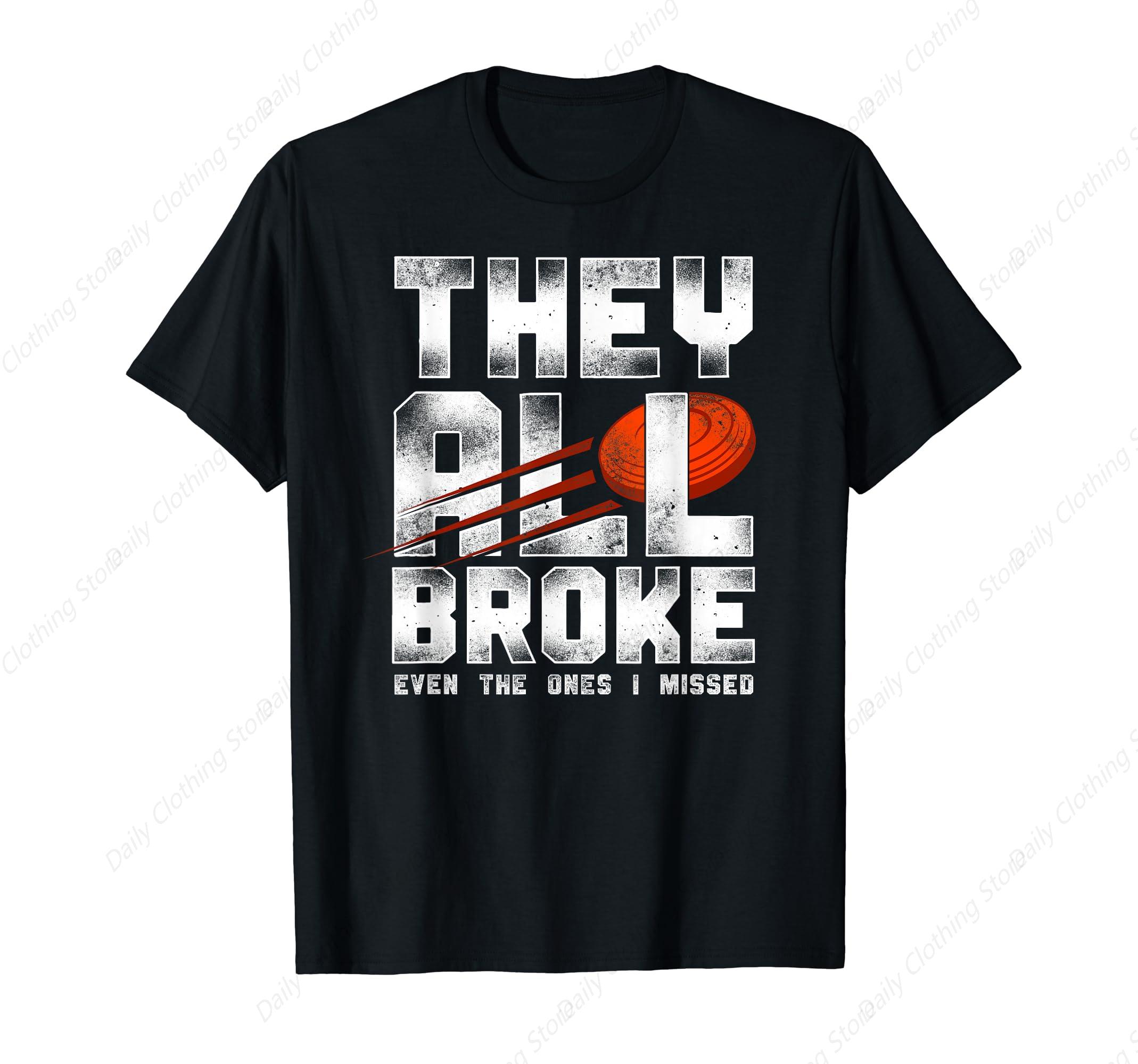 

Shotgun Skeet Trap Clay Pigeon Shooting Vintage They All TShirt Leisure Unisex Women Tee Daily Soft Unisex Clothing Cotton Tops S
