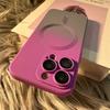 Wireless Charge Gradient Pattern Phone Case For iPhone 17 Air 16 15 14 13 12 11 Pro Max 17 Soft Magnetic Silicone Cover