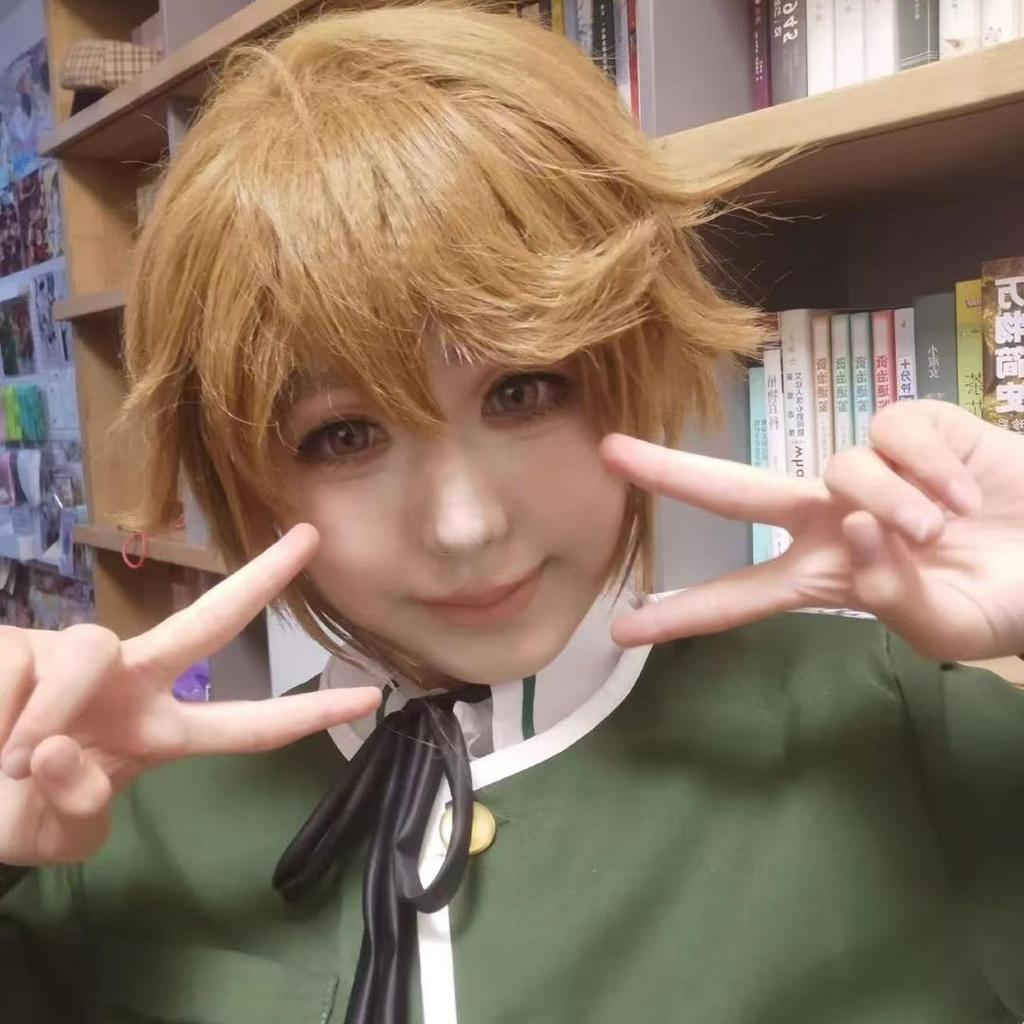 Danganronpa Chihiro Fujisaki Cosplay Kostým JK Uniforma Oblek Dlouhý Rukáv Hnědá Skládaná Sukně Set Dámský Halloweenský Kostým Outfit