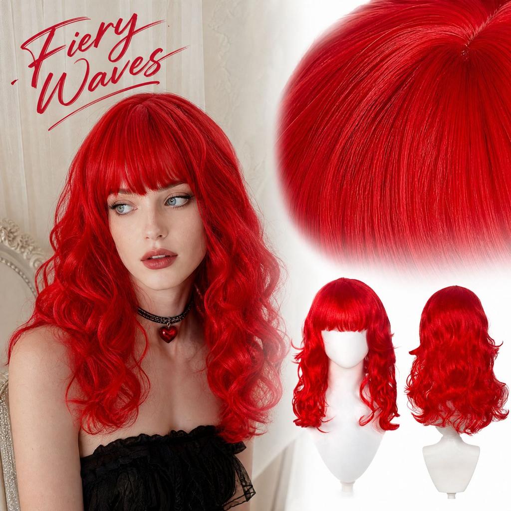 Long Wavy Wig for Cosplay, Costume Parties and Role Play
