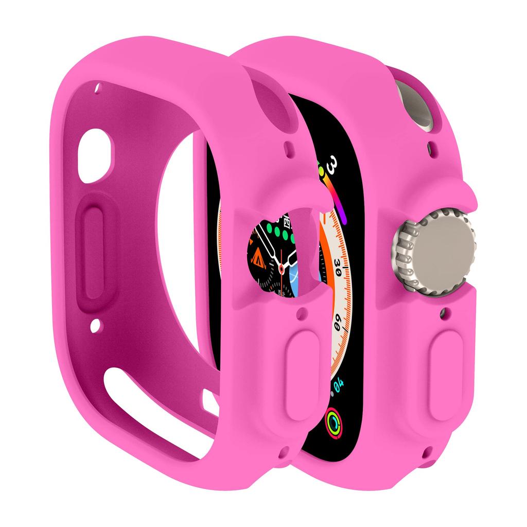 Cover for Apple Watch Ultra3 2 49mm Case All-Round Shockproof TPU Protective Silicone Bumper Scratch-Resistant iwatch ultra 3 49