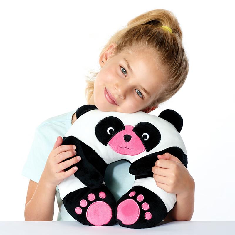 Lanlv Children s Panda Kiki U-Shaped Travel Neck Pillow