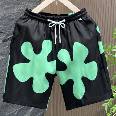 Plus Size M-7XL Casual Shorts Summer Men Clothes Elastic Waist Summer Shorts