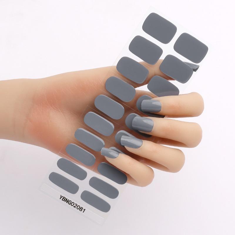 Semi-curing Light Therapy Nail Stickers Gel Nail Stickers Semi-curing Light Lamp Nail Stickers Harden, Last Long and Are Waterproof
