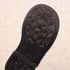 Children's Black Casual Shoes, New Autumn Fashion for Girls, Beaded Bowknot Patent Leather Princess Little Shoes