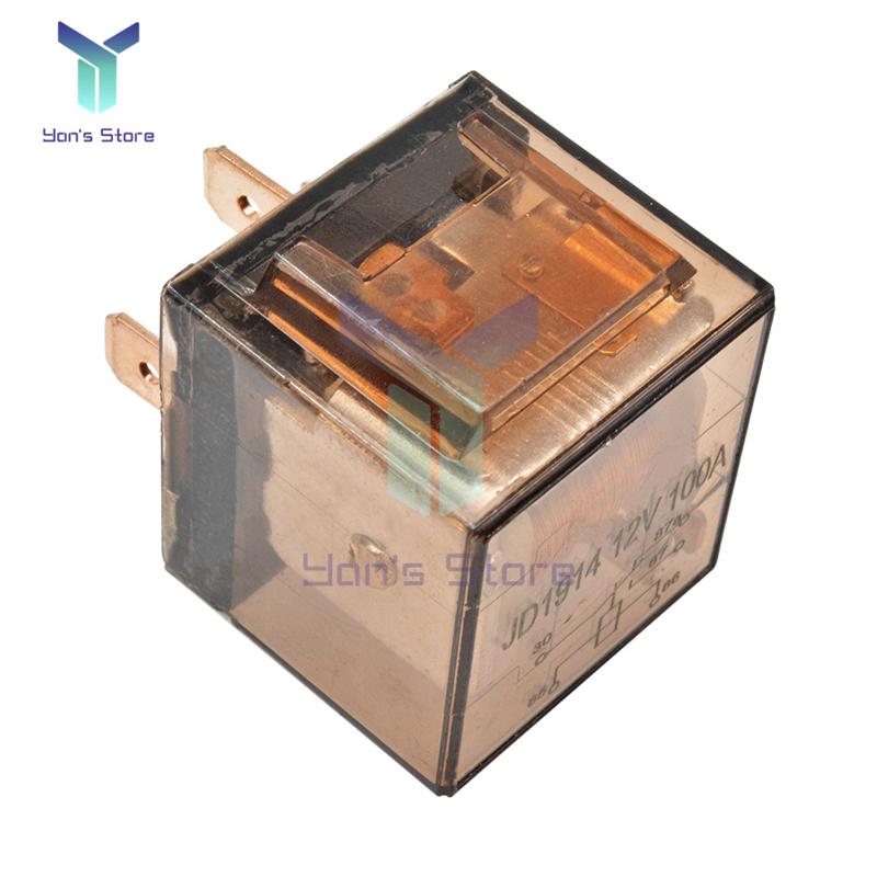 Waterproof Automotive Relay DC 12V 24V 80A 100A 4Pin 5Pin SPDT Switch Car Control Device Car Relays High Capacity Switching Relays 5