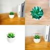 Simulated Succulent Bonsai Pot With Lightweight Pvc For Home Office Interior Design
