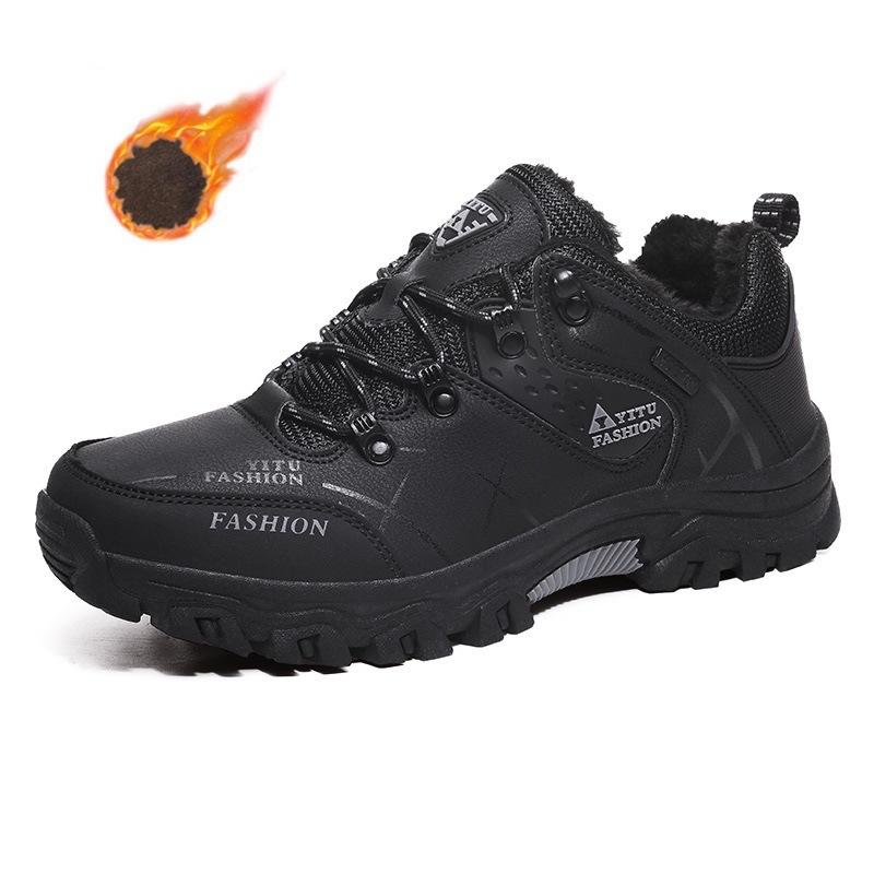 

Нові чоловічі зимові зимові черевики великого розміру на відкритому повітрі, чоловічі високі зимові черевики з потовщеної бавовни, середні чоловічі черевики 47