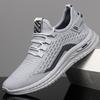 Men's Summer Fly Knit Sports Casual Shoes, Hollow Out Breathable Mesh Running Sneakers, Versatile Athletic Footwear for Men