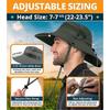 Fishing Hat UPF 50+ Wide Brim Sun Hat for Men and Women, Mens Bucket Hats with UV Protection for