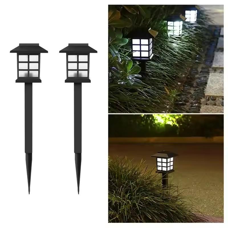 2/4/6Pcs Solar LED Pathway Lights Outdoor Waterproof Walkway Garden Decor Street Lamp for Landscape Yard Patio Driveway