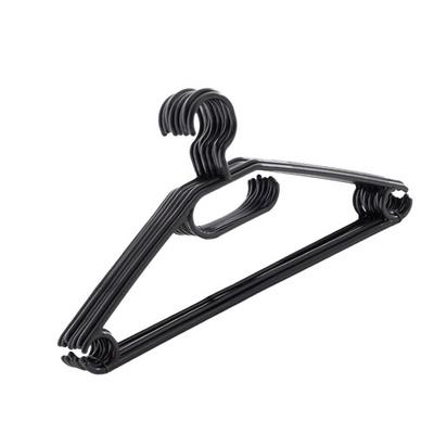 Value Swivel Head Hangers Black 8pk