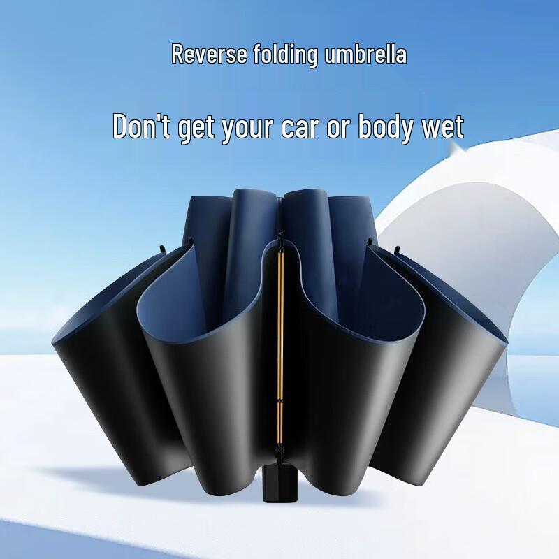 Hongye Automatic 3-Fold UV Reverse Folding Umbrella