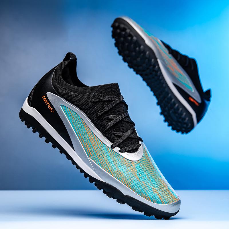 New Men Soccer Shoes Breathable Non Slip Outdoor Sport Football Boots Cleats Adult Long Spikes Training Boys Match Comfortable