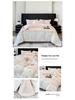 100% Cotton Long-Staple Flannel Embroidery 4-Piece Bedding Set - Mother & Baby Grade, All-Season