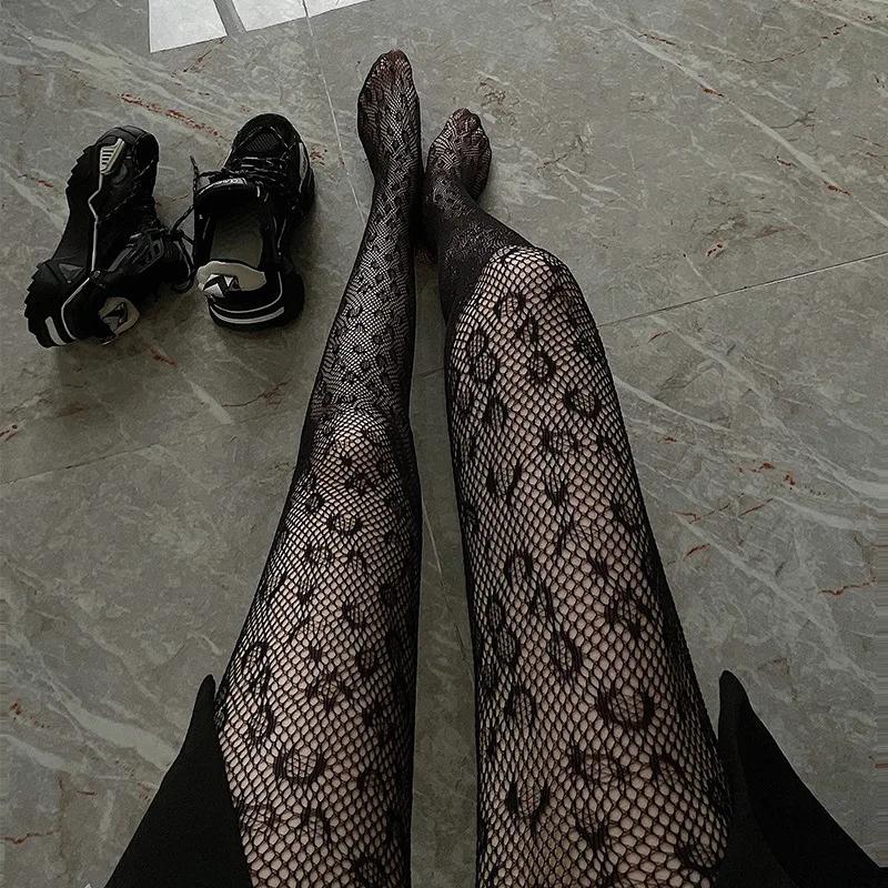 Daily Fishnet Stockings Lace Patterned Tights High Waist Pantyhose Fishnets for Women Halloween New Year