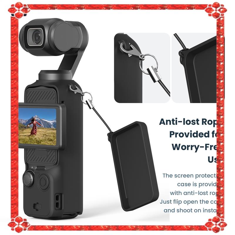 24-Hour Delivery Amagisn Silicone Cover For DJI Osmo Pocket 3 Anti-Scratch Gimbal Camera Handle Soft Lens Protective Case