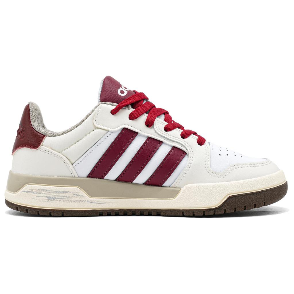 Adidas Neo Entrap Thermal Abrasion Resistant Balance Low top Skateboard Shoes Unisex Beige White Red FW3462(Team1052-)