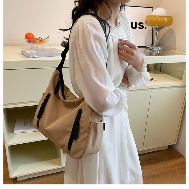 Large Capacity Single Shoulder Bag Fashion Casual Commuting Tote Bag Korean Style Crossbody Bag for Women