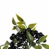 Branch with berries black balls 34 CM
