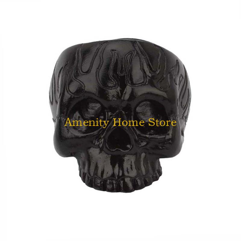 

F26C Halloween Skull Holder Resin Material Restaurant Decorative Candlestick CN