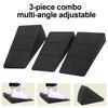3PCS Squat Wedge Block Adjustable Non-Slip Squat Ramp Deadlift Wedge Calf Stretcher Slant Board Strength for Squat and Deadlift
