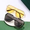 JYL TS Sunglasses Yellow Square UV Driving Unisex/2589