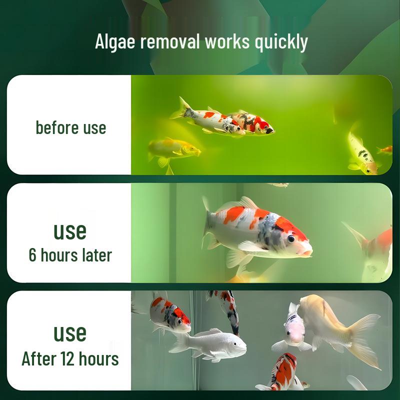 Aquarium Water Purification Tablets: Algae Removal & Soft Water Salt Granules for Fish Tanks