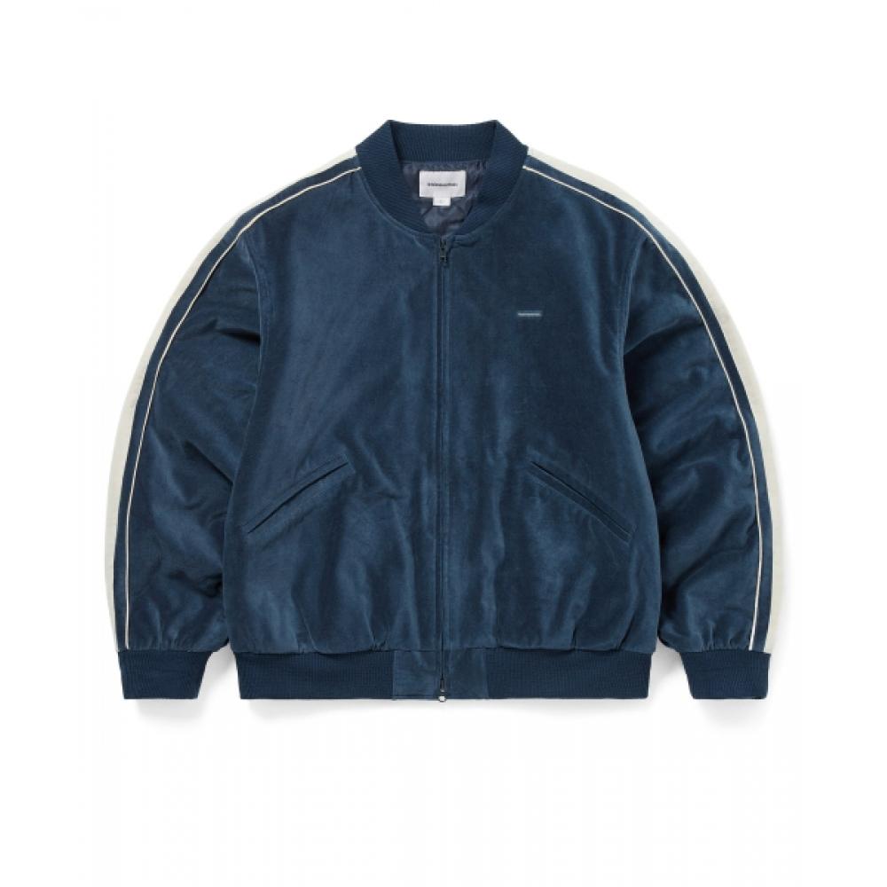 Thisisneverthat Velvet Track Jacket Blue S