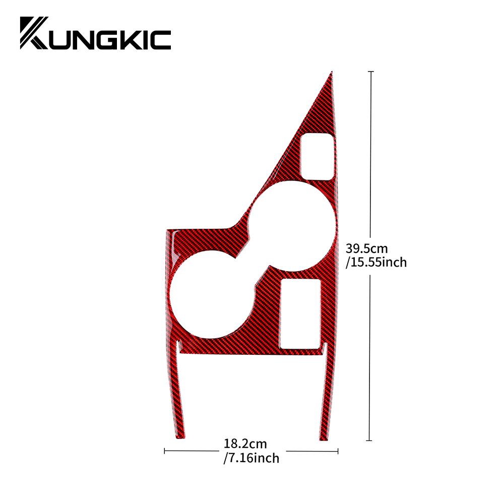 Real Soft Carbon Fiber Sticker For Subaru Crosstrek 2025 For Impreza 2025 Central Control Cup Panel Cover RHD LHD Interior Trim