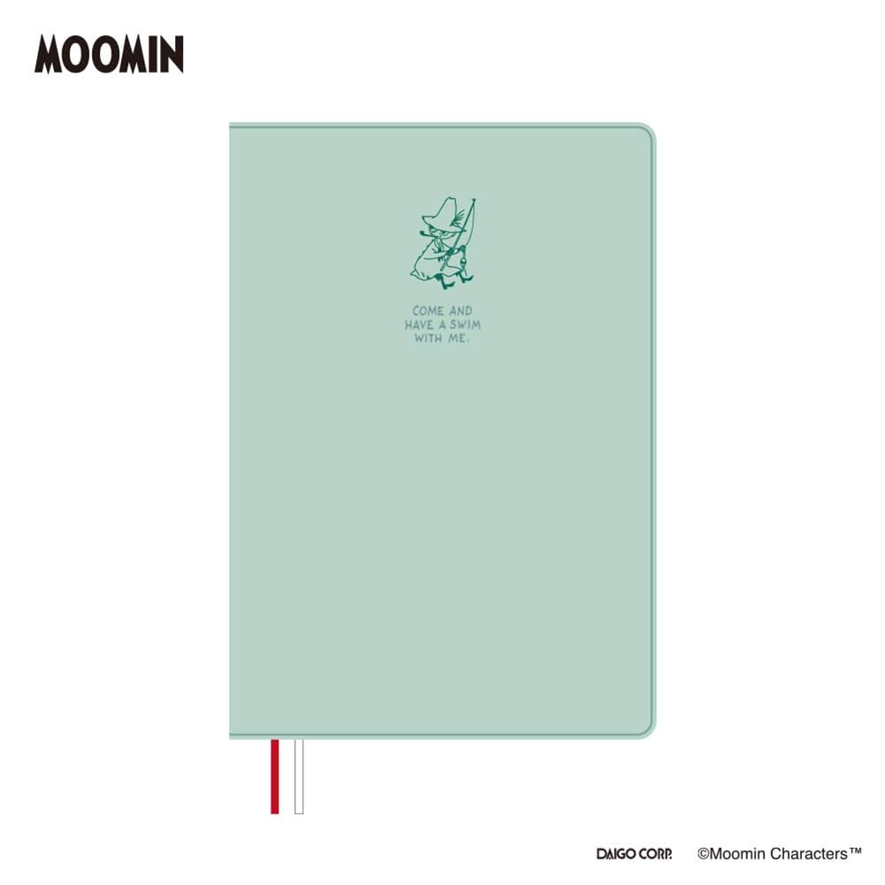 Daigo 2026 Moomin Weekly Vertical December 2025 Start Planner, B6, Snufkin, Mint, E6215,