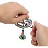 TOPINCN Alloy Gyroscope Toy Stress Relief Fingertip Toy for Adult withDecompression Bright Colorful Metal FrameDecompression Toy Adult Toy (Colorful)
